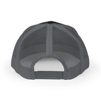 Load image into Gallery viewer, Beardcentric BC Monogram Trucker Hat – Burnt Orange Embroidery