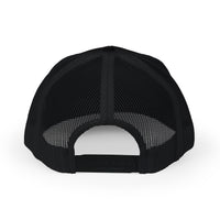 Load image into Gallery viewer, Beardcentric BC Monogram Trucker Hat – Burnt Orange Embroidery