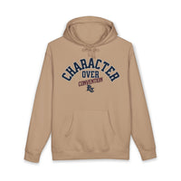 Load image into Gallery viewer, Character Over Convention Hoodie – Navy &amp; Burgundy
