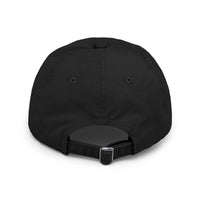 Load image into Gallery viewer, Beardcentric Crown BC Distressed Dad Hat – Burnt Orange Logo
