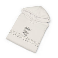 Load image into Gallery viewer, Beardcentric Wordmark Hoodie – Ivory