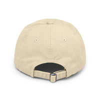 Load image into Gallery viewer, Beardcentric Crown BC Distressed Dad Hat – Burnt Orange Logo